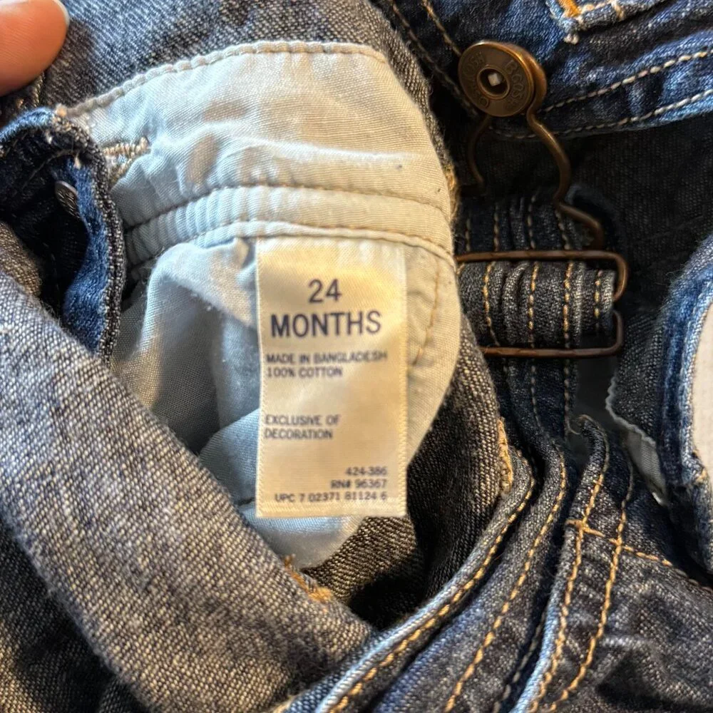 oshkosh b'gosh short overalls 24M